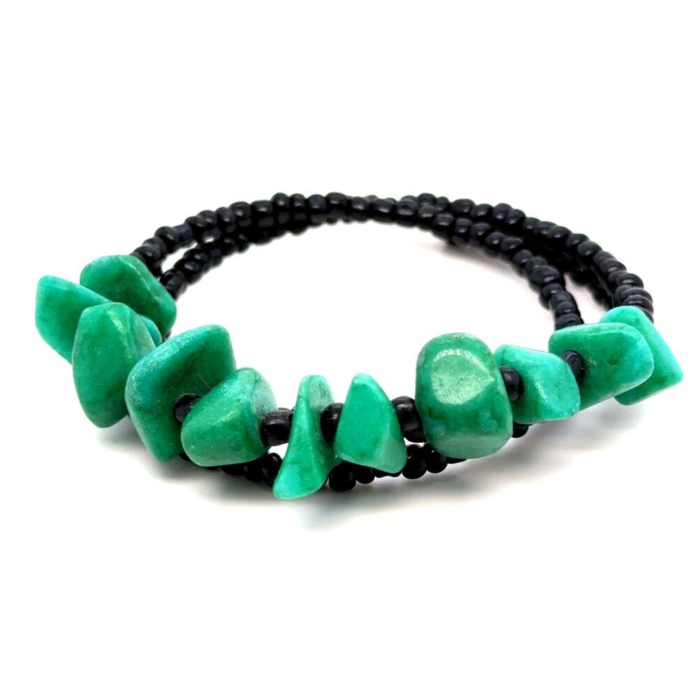Wrap‎ Turquosie/Beaded Bracelet (c)